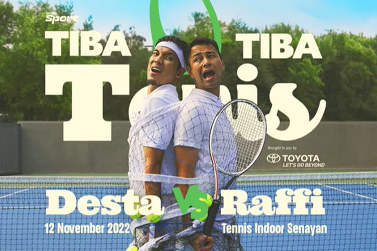 Euforia Tiba Tiba Tenis 2022 Vindes Sport: Raffi Ahmad Berhasil Menang Telak Lawan Desta, Cukup 2 Set!