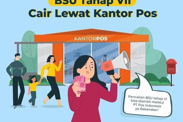 Simak 7 Langkah Mencairkan BSU, Bisa Langsung Datang ke Kantor Pos juga Dijamin Mudah Banget