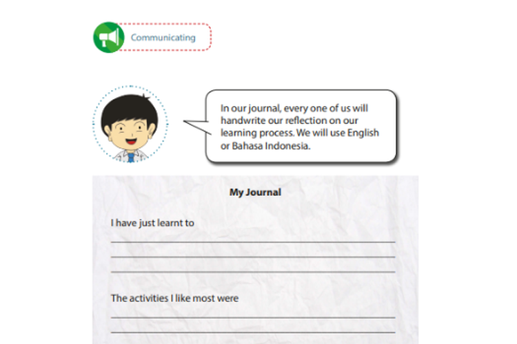 Kunci Jawaban dari Buku Bahasa Inggris Kelas 8 Chapter 3 Communicating Halaman 44