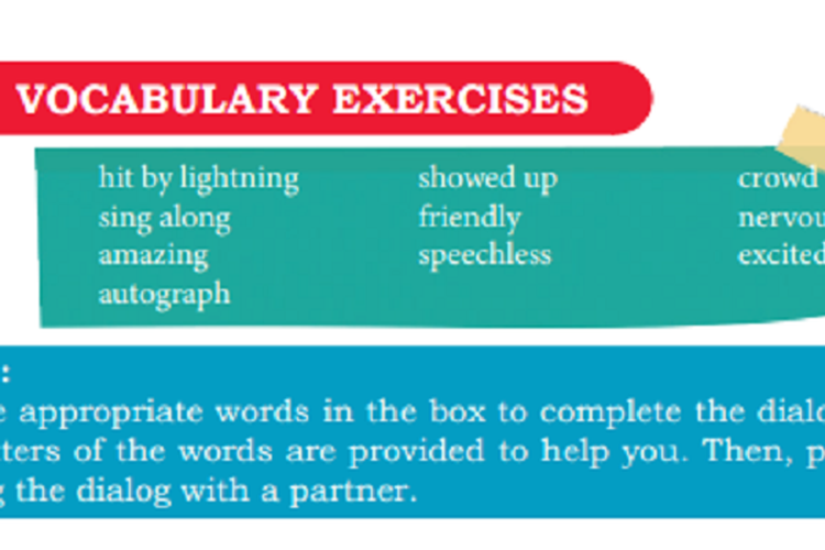 Kunci Jawaban Bahasa Inggris Kelas 10 Halaman 112 113, Vocabulary Exercise dan Comprehension Questions