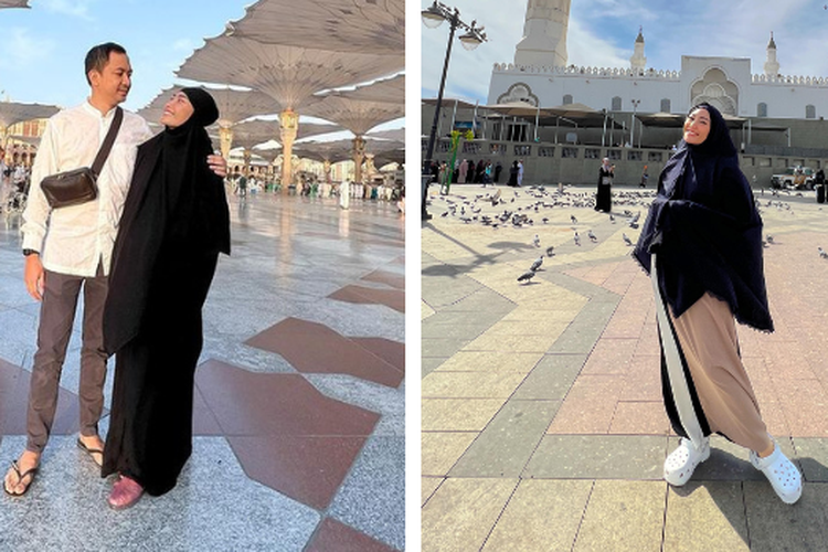 Ayu Dewi dan Regi Datau Pergi Umroh Tanpa Anak-Anak, Tepis Isu Keretakan Rumah Tangga
