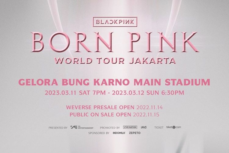 Link Pembelian Tiket Konser BLACKPINK BORN PINK di Jakarta 2023, Dilengkapi Cara Beli dan Harga Lengkapnya