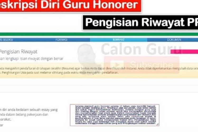 Contoh Deskripsi Diri PPPK Guru 2022 bagi Honorer: Isikan Poin Penting Ini agar Lolos Seleksi