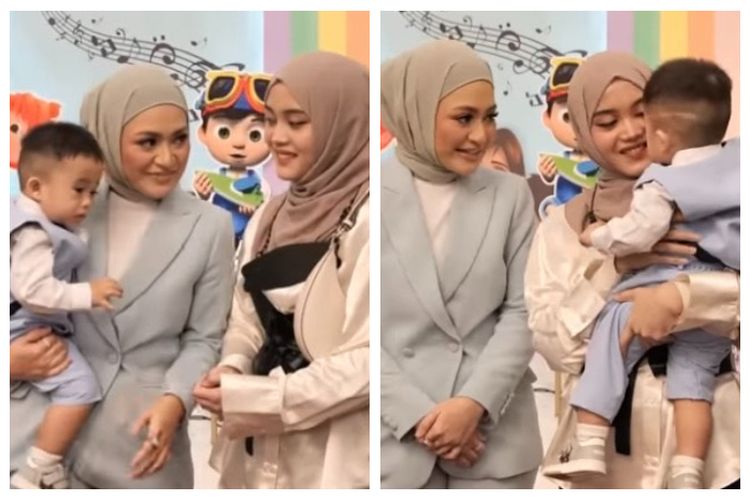 Putri Delina Hadir di Acara Ulang Tahun Adzam Adriansyah Tanpa Sule, Begini Reaksi Nathalie Holscher