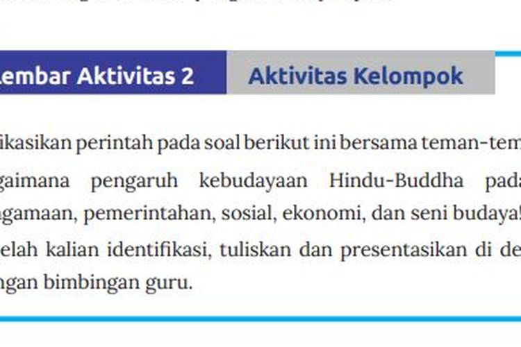 Kunci Jawaban IPS Kelas 7 Halaman 143 Kurikulum Merdeka, Pengaruh kebudayaan Hindu-Buddha pada Masa Lalu