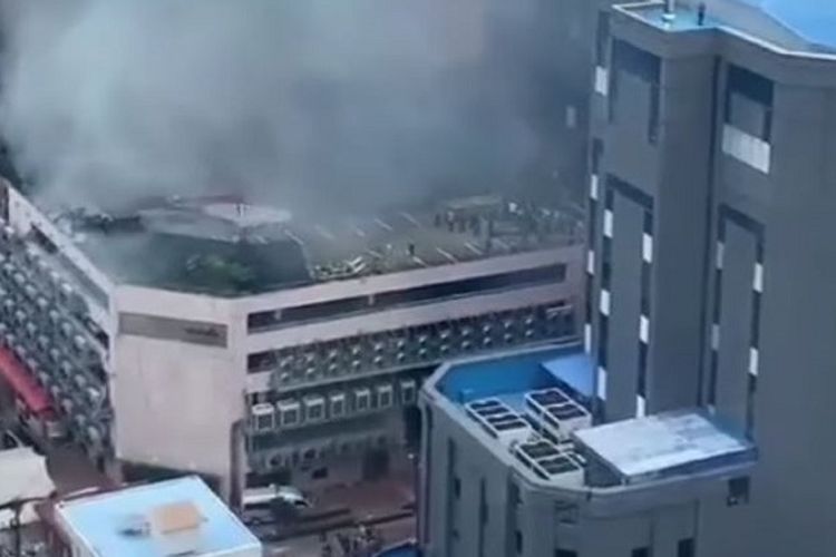 Kantor Kemenkumham Kebakaran, Dugaan Sementara Akibat Korsleting Listrik