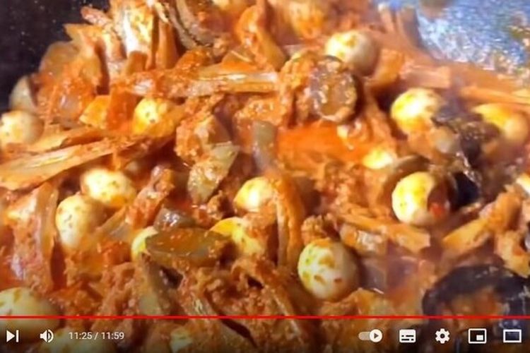 Resep Masakan Sambal Lado Tanak Makanan Khas Minang, Sumatera Barat, Lengkap dengan Bahan dan Cara Membuatnya