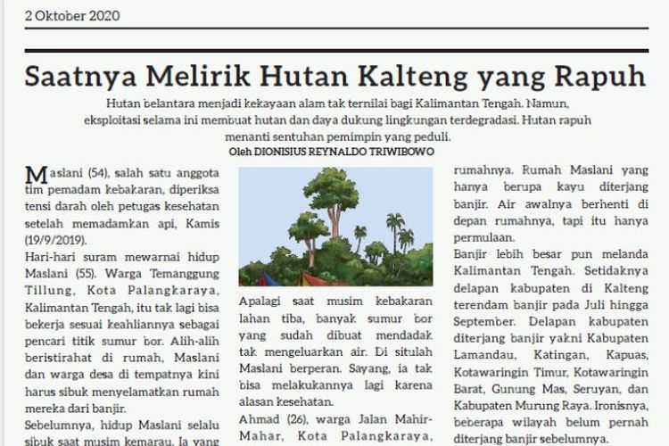 Kunci Jawaban Bahasa Indonesia Kelas 7 SMP Halaman 113 114 Kurikulum Merdeka: Aksi Nyata para Pelindung Bumi