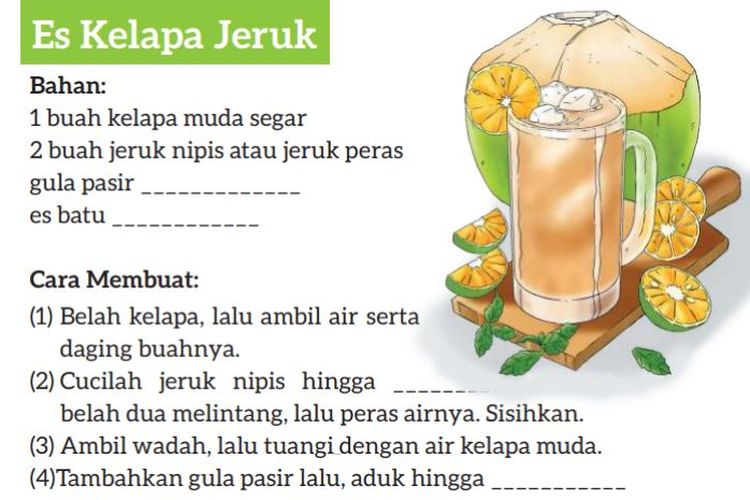 Kunci Jawaban Bahasa Indonesia Kelas 7 SMP Halaman 90 91 Kurikulum Merdeka di Bab III Hal yang Baik Bagi Tubuh