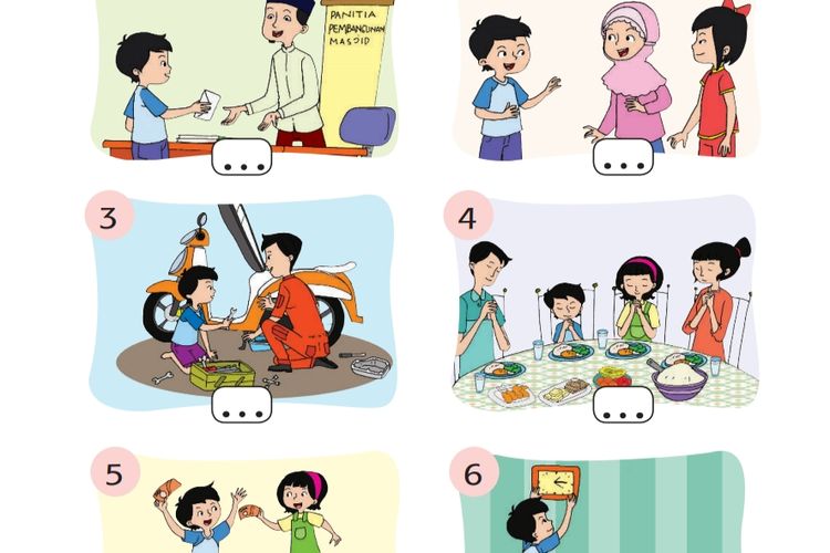 Kunci Jawaban Tema 5 Kelas 2 SD MI Halaman 48 49 50 Buku Tematik Subtema 1 Pembelajaran 5: Senam Bergelantung