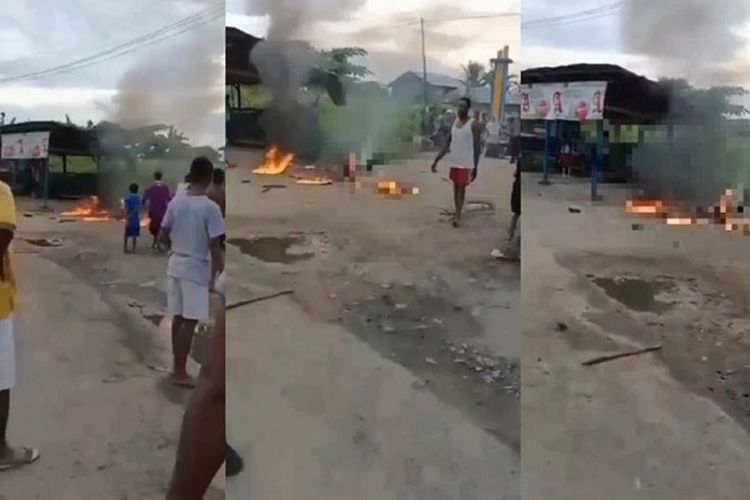 Miris! Belum Dipastikan Kebenarannya, Seorang Wanita di Papua Dibakar Hidup-Hidup atas Dugaan Penculikan Anak
