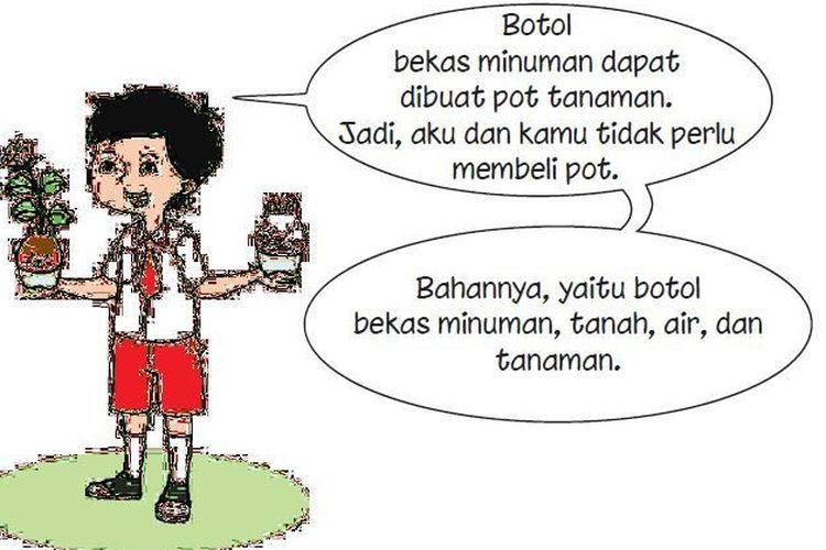 Kunci Jawaban Kelas 2 SD MI Tema 5 Halaman 175 176 177 178 Buku Tematik Subtema 4 Pembelajaran 1: Botol Bekas