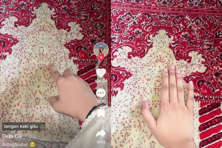 Viral Sajadah Bermotif Dajjal dan Setan Bikin Muslimah Ini Langsung Hentikan Sholat