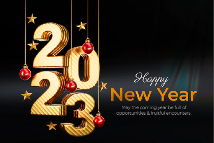 Kumpulan GIF Gambar Bergerak Happy New Year 2023 Berbagai Desain, Download Gratis dan Mudah dengan Link Ini