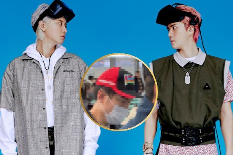 EXO-SC Berangkat ke Jakarta, Penampilan Manajer Pakai Topi Indomie Ini Curi Perhatian Netizen: BA Warmindo
