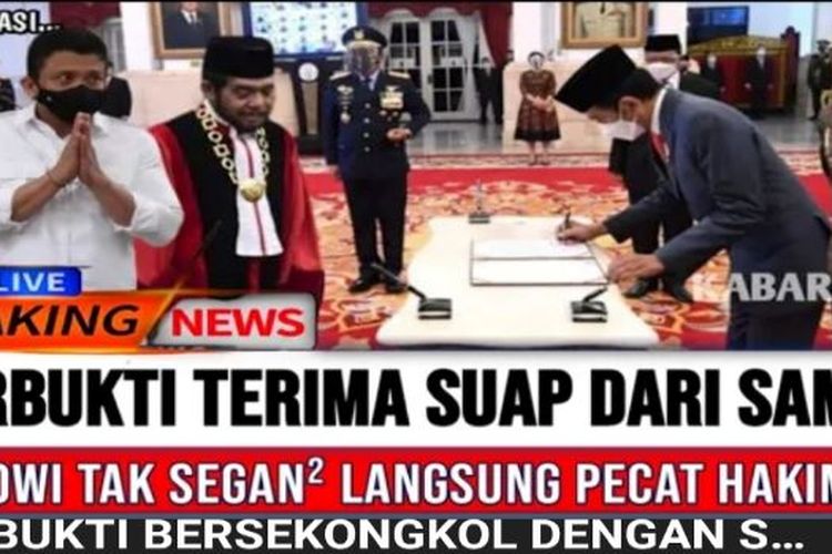 Cek Fakta! Terbukti Sekongkol dengan Ferdy Sambo, Hakim Wahyu Dipanggil Jokowi ke Istana lalu Dipecat?