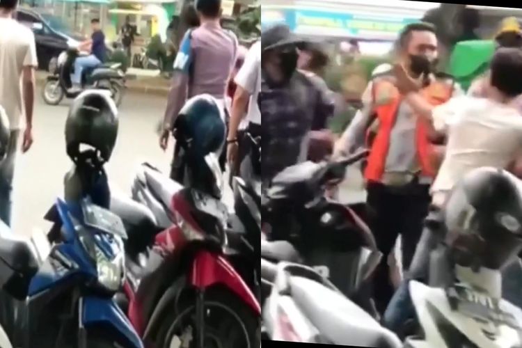 Enggan Dirazia, Juru Parkir Liar di Jakarta Barat Ngamuk dan Acungkan Celurit ke Petugas Dishub