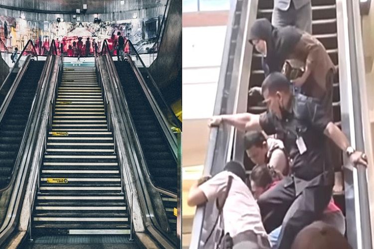 Kasus Tangan Balita Terjepit di Eskalator Mall Bikin Ngilu, Ini Tips Naik Eskalator Bersama Anak