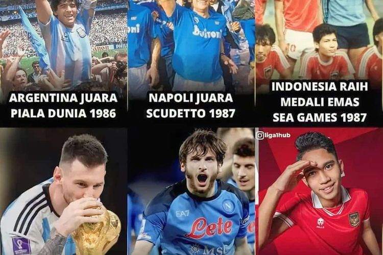 Mengulang Sejarah: Argentina Juara Pildun, Napoli Juara Liga Italia dan  Indonesia Meraih Emas SEA Games