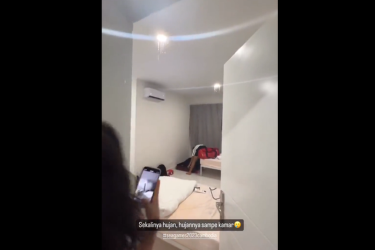 Parah! Kamar Atlet Indonesia Bocor saat Menginap di Perkampungan Atlet SEA Games 2023 Kamboja
