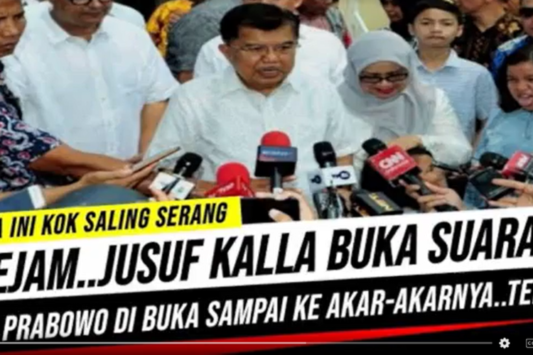 Cek Fakta: Jusuf Kalla Serang Prabowo Subianto, Bongkar Kebusukan Sang Jenderal Dalam Aksi 212