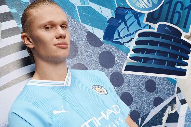 Resmi, Manchester City Rilis Jersey Terbaru Spesial 20th Anniversary Etihad Stadium