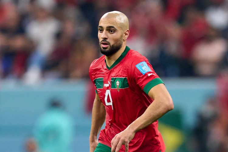 Perkuat Lini Tengah, Erik ten Hag Coba Main Mata Bersama Bintang Timnas Maroko Sofyan Amrabat?