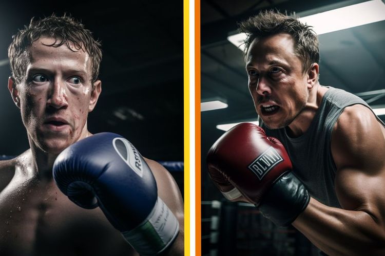 Siapa Pemenangnya? Adu Jotos Antara Elon Musk Bos Twitter Dengan Mark Zuckerberg Bos Facebook, Ini Ulasannya