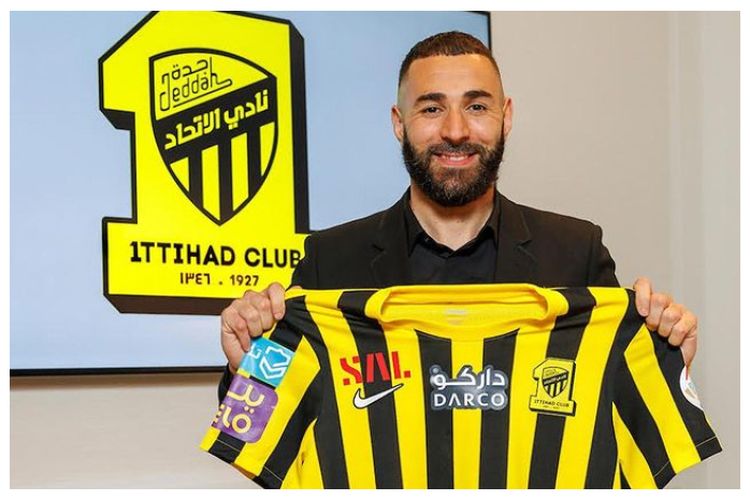 Mantan Bintang Real Madrid Karim Benzema Mendapat Sambutan Meriah Saat Diperkenalkan Al Ittihad