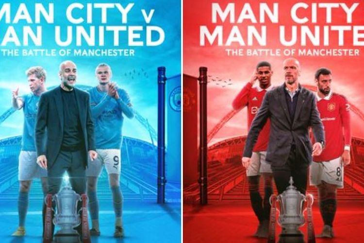 Takut Rekor Disalip Tetangga, Manchester United Mati-Matian Kalahkan Manchester City saat Final FA Cup!