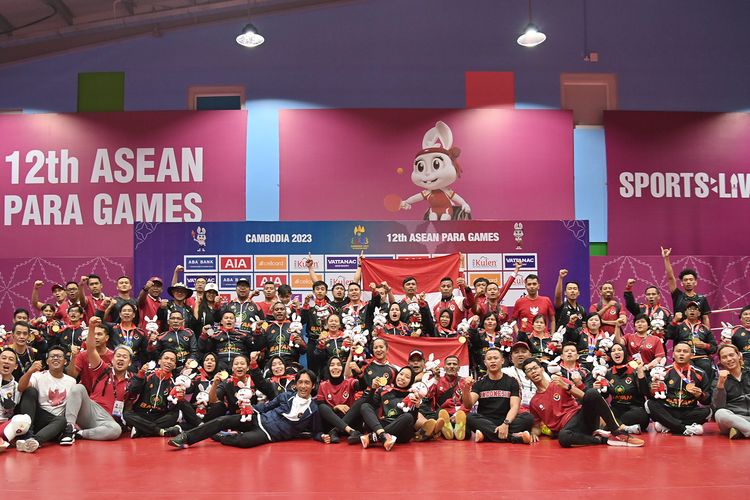 Sabet 6 Medali Emas di Hari Terakhir, Indonesia Juara Umum di Ajang Para-badminton Asean Para Games 2023