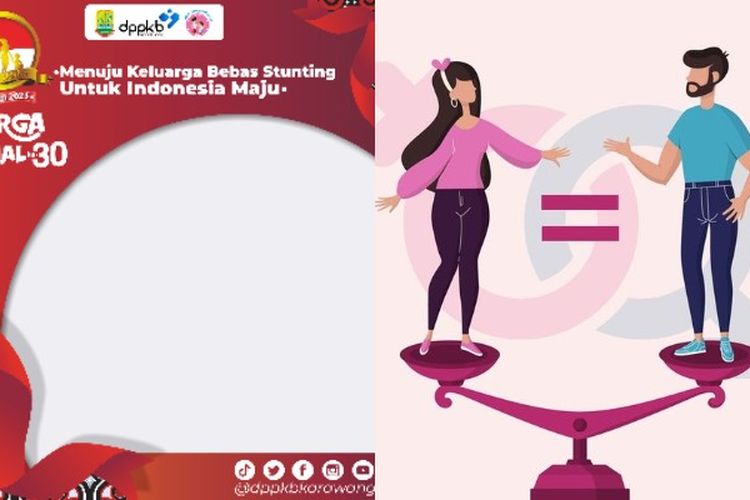 Link Twibbon Hari Keluarga Berencana, 29 Juni 2023: Kesetaraan Gender dan Peran dalam Keluarga