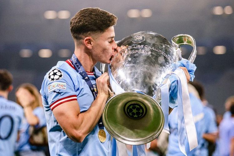Jadi Juara Liga Champions Eropa, Julian Alvarez Torehkan Rekor Sempurna Untuk Pertama Kalinya dalam Sejarah