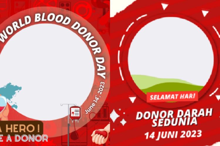 Link Twibbon Hari Donor Darah Sedunia 2023, Dilengkapi Sejarah Dan Manfaat Dari Mendonorkan Darah