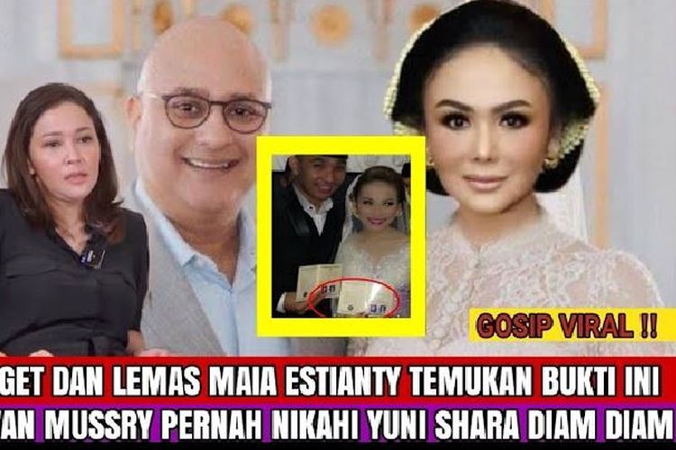 Cek Fakta: Maia Estianty Temukan Bukti Irwan Mussry Pernah Nikahi Yuni Shara Secara Diam-Diam