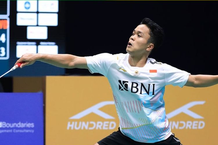 Indonesia Open 2023: Tumbangkan Tunggal Putra China Li Shi Feng, Anthony Ginting Melangkah ke Final