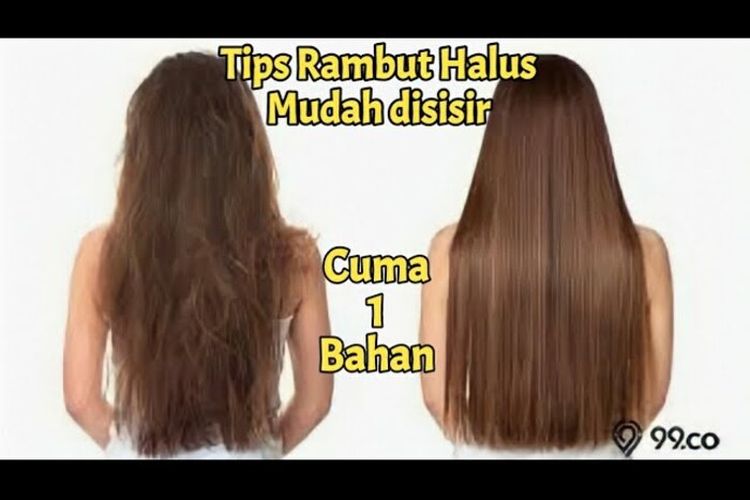 Cara Membuat Rambut Lurus dan Kuat Anti Rontok, Cukup Pijat Menggunakan Bahan Sederhana Ini