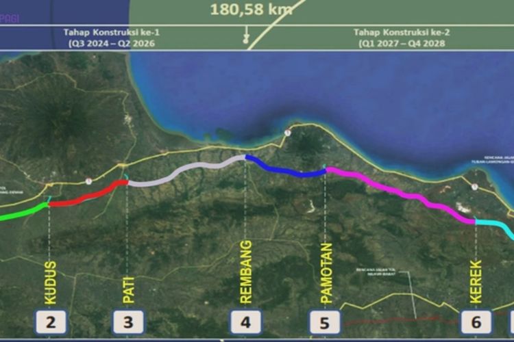 Menghubungkan Jateng dan Jatim, Jalan Tol Demak – Tuban Ini Menguras Dana Pembangunan Sebesar Rp45 Triliun