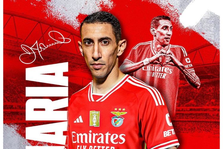 Angel Di Maria Resmi Bergabung dengan Benfica Usai Cabut dari Juventus, Ternyata Sempat Tolak Klub Arab Ini