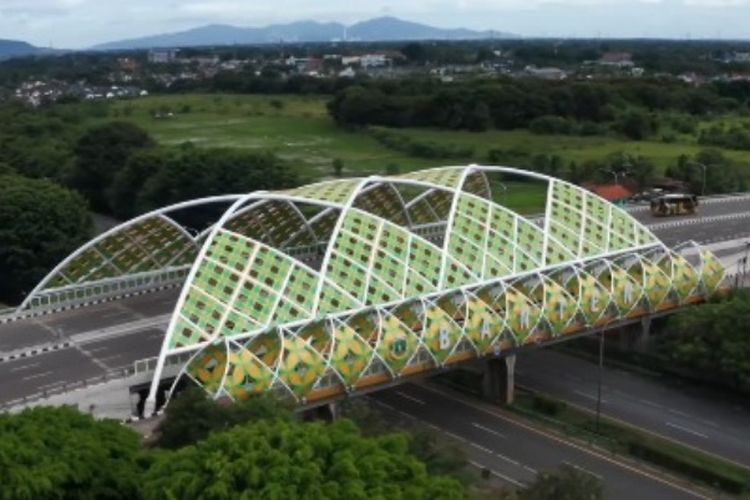 Habiskan 165 Miliar, Jembatan di Banten Ini Jadi yang Terlebar di Indonesia: Bentuknya Mirip Ketupat