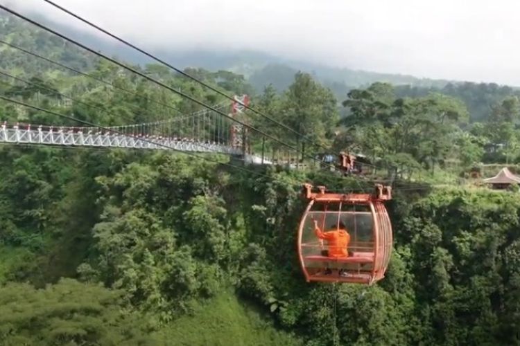 Intip Jembatan Gantung 3,2 Milliar di Jawa Tengah, Akses Mewah Penduduk Desa yang Juga Punya Gondola