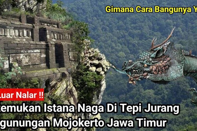 Gunung di Mojokerto Ini Disebut Jadi Istana Naga di Jawa Timur, Punya Batu Pusaka Hijau Mengkilap!
