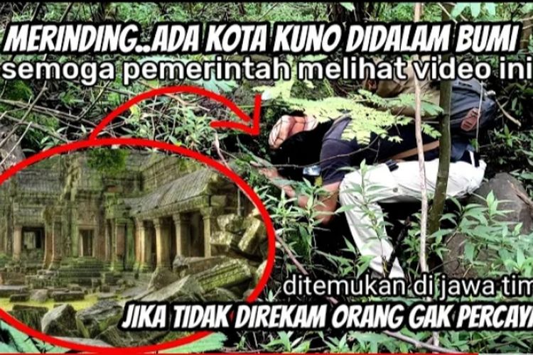 Menggemparkan! Ditemukan Bekas Kerajaan Bawah Tanah dan Pahatan Tulisan Jawa Kuno di Kediri, Jawa Timur