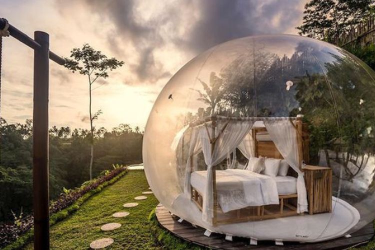 Liburan Gaya Baru Berkonsep Bubble Hotel Kini Ada di Bali! Sensasi Healing Romantis Menyatu dengan Alam