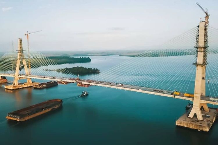 Gelontorkan Dana 1,39 Triliun, Kalimantan Timur Miliki Jembatan Megah, Perjalanan Jadi Lebih Mudah