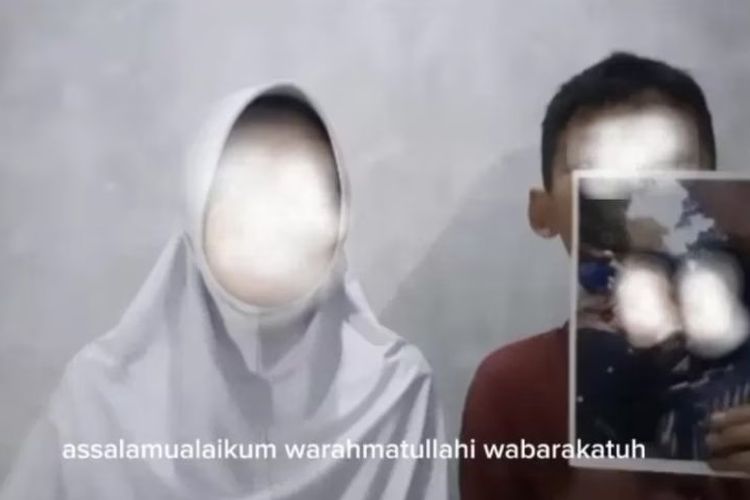 Viral Video Kakak Beradik di Cianjur Minta Tolong Polisi Untuk Selamatkan Ibunya di Dubai, Ternyata…