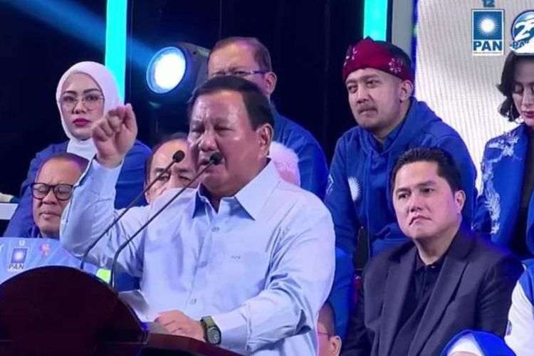 Prabowo dan Erick Thohir Kompak Ramaikan Perayaan Hari Ulang Tahun ke-25 Partai Amanat Nasional