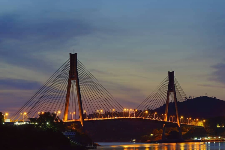 Dibangun 6 Tahun Oleh Habibie, Inilah Jembatan 400 Miliar di Batam yang Mirip San Fransisco Bridge