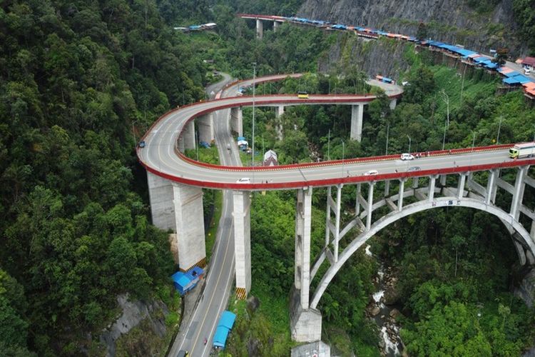 Dibangun 10 Tahun Lamanya, Jembatan Rp 580 Miliar di Sumatera Barat Ini Malah Jadinya Berkelok-kelok