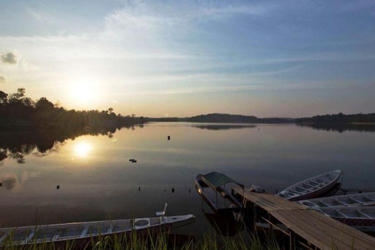 10 Km dari Pekanbaru, Bendungan Irigasi di Riau Diubah Jadi Danau Buatan dengan Luas 14 Ha